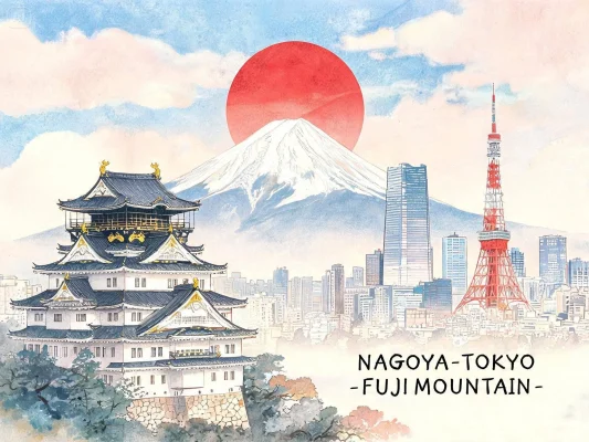 NAGOYA - LÀNG SHIRAKAWAGO – TAKAYAMA – MATSUMOTO – PHÚ SĨ – TOKYO – NARITA 6N5D